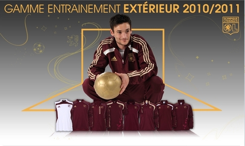  Hugo Lloris for Olympique Lyon catalog 2010/11