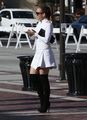 Jennifer arriving to the American Idol studio - Hollywood week - jennifer-lopez photo