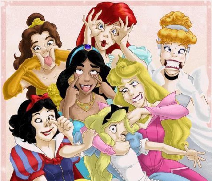 disney princesses. Crazy Disney Princess