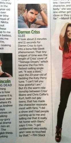  Darren in Entertainment Weekly