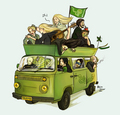 Death Eaters Minibus - severus-snape fan art