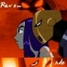 Deathstroke and Raven (From Teen Titans) - animated-couples icon