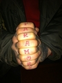 Jessi's knuckle tats!! - paramore photo