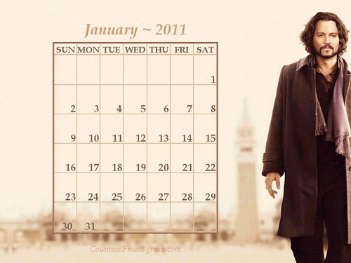 Johnny - January 2011 (calendar)