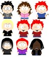 South Park-ed characters - harry-potter-vs-twilight fan art