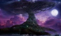 Teldrassil Tree - fantasy photo