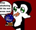 dr.blowhole in a snowglobe! - penguins-of-madagascar fan art
