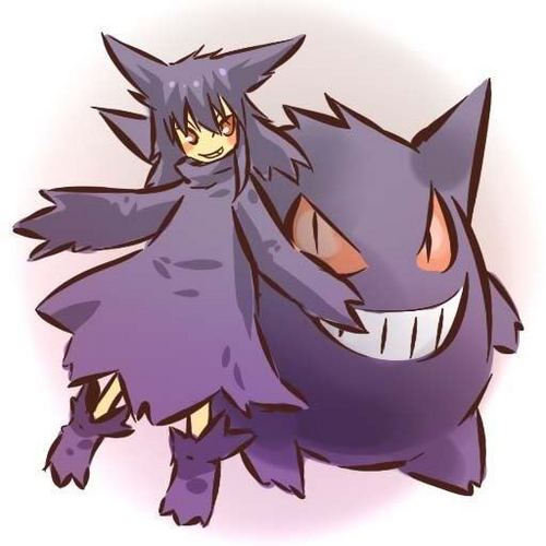  Gengar and trainer