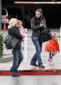 Jen took Violet and Seraphina to see Disney on Ice! - jennifer-garner photo