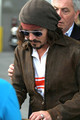 Johnny Depp and Family at a Miami Dolphins Game - Dec 19 2010 - johnny-depp photo