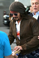 Johnny Depp and Family at a Miami Dolphins Game - Dec 19 2010 - johnny-depp photo