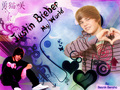 justin-bieber - Justin and Vonita Biebers wallpaper