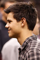 Taylor Lautner At The New Orleans Saints NFL Game - twilight-series photo