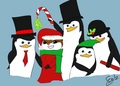 The Christmas gang - penguins-of-madagascar fan art