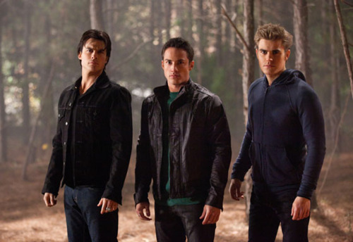  The Vampire Diaries New BTS litrato - Stefan,Damon,Tyler