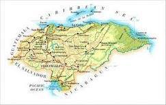 map of Honduras