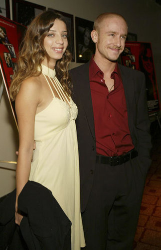 Angela with Ben Foster at the Imaginary Heroes Premiere at the Arclight Theatres in Hollywood, 2004