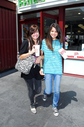  Demi&Selena bức ảnh