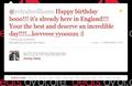 Jeremy's Birthday Wish to Hayley - on Twitter. - paramore photo