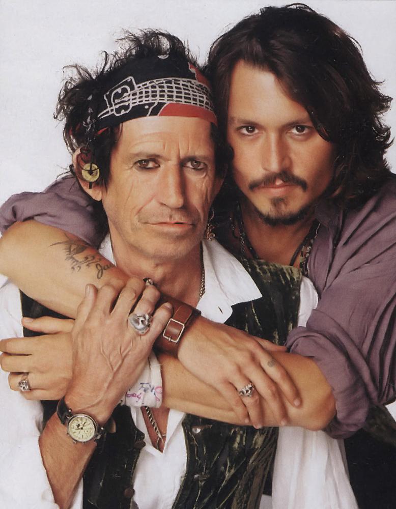 Johnny Depp and Keith Richards johnny depp 17991057 778 1000