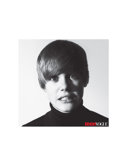 Justin TeenVogue Black N' White - Justin Bieber 408x544