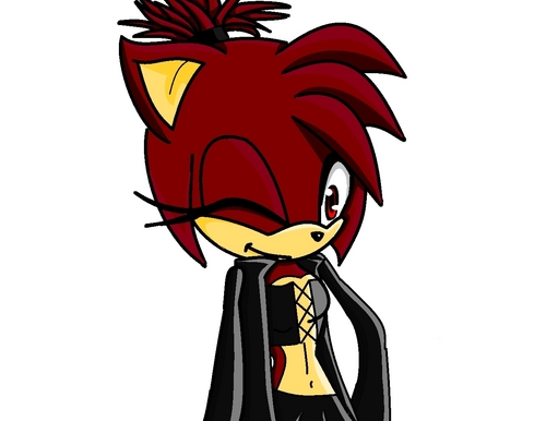  My cousin's character karmyn the hedgehog new look