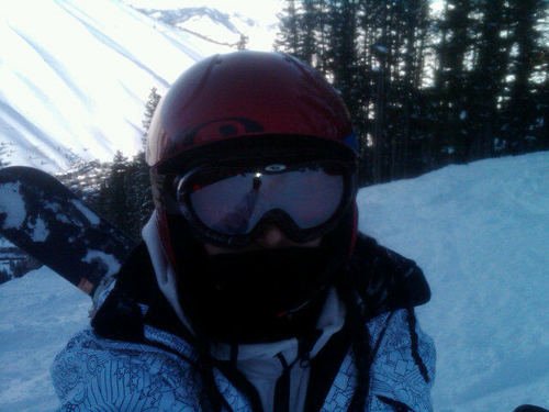 Nina skiing :)
