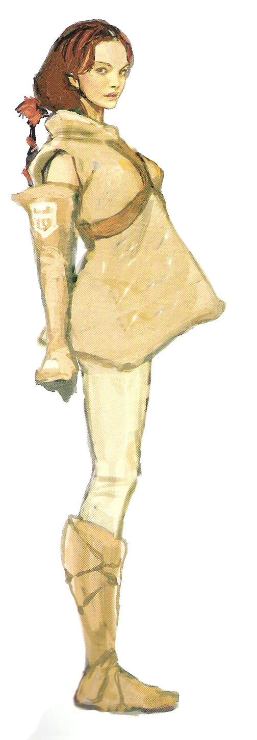 Padmé Naberrie Amidala Skywalker Fan Art: Padmé Costume Sketch.