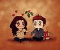 Preciosos Edward y Bella en navidad! - twilight-series fan art