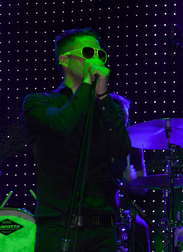 Brandon in Green Sunglasses