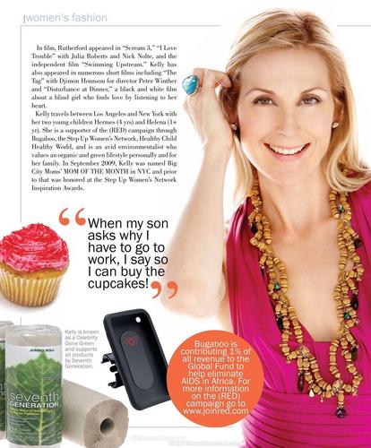 Kelly Rutherford for Fifth Ave Magazine december/january 2010-11