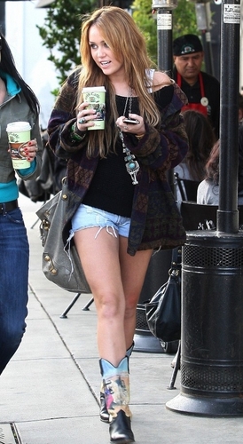  Miley out in West Hollywood