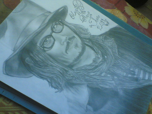  My New Jahr Sketch of Johnny Depp