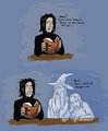 Not Snape - comic - severus-snape fan art