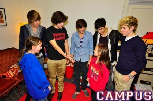  1D = Heartthrobs (100% Real) At Campus :) x