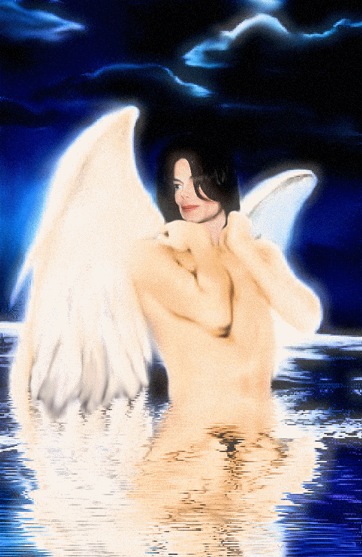Michael Jackson Bathing Angel