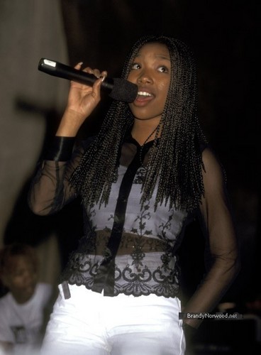  brandy @ Rehearsals for 10th Anniversary of Citykids Foundation