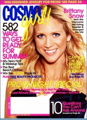 Brittany Snow's CosmoGirl - May 2008 Outtakes