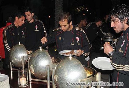 Grigliata (New Year's Eve in Dubai for the little ones of AC Milan.)
