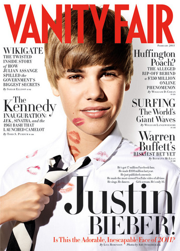  Justin on the cover of Vanity Fair!