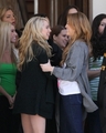 Miley on "So Undercover" Set - miley-cyrus photo