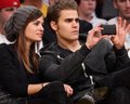 Paul and Torrey at the Lakers game (January 2) - paul-wesley photo