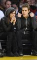 Paul and Torrey at the Lakers game (January 2) - paul-wesley photo