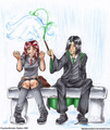 Severus & Lily - severus-snape-and-lily-evans fan art