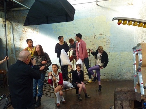 Skins Series 5 Behind the Scenes of the Promo Pic Shoot