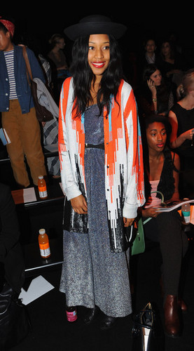 Vanessa | Celebrities On The Front Row : Day Five - LFW Spring/Summer 2011.