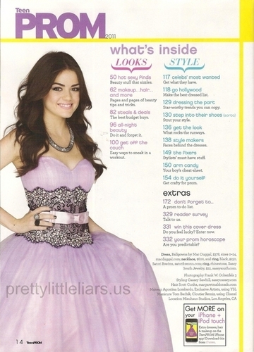  Lucy Hale in Teen Prom Magazine
