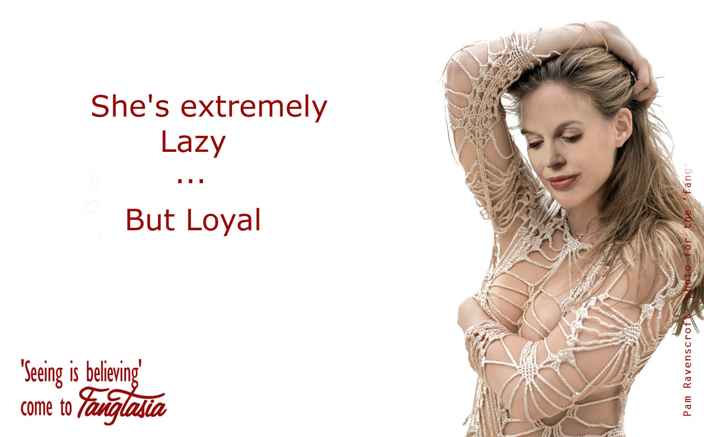 Pam lazy but loyal