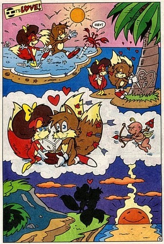 Tails and Auto-Fiona spending a romantic day together