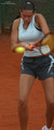 Viktoria Agriotenkova breast - tennis photo